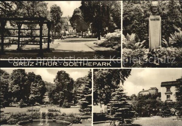 Greiz Thueringen Goethepark