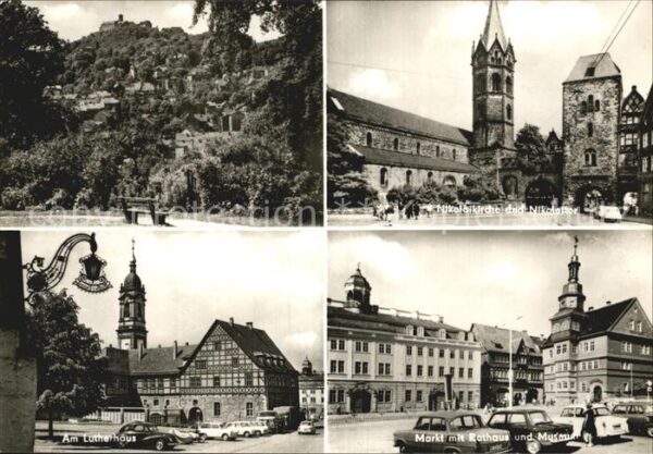 Eisenach Thueringen Nikolaikirche Tor Markt Rathaus Lutherh