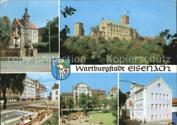 Eisenach Thueringen Georgenbrunnen Residenzhaus Bahnhofstra