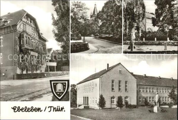 Ebeleben Thueringen Rathaus Hauptstrasse Polytechnische Obe