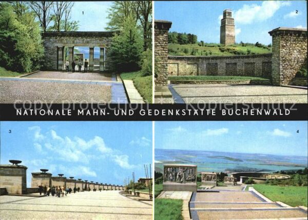 Buchenwald Weimar Eingangstor Stelenweg Ringgrab Glockent