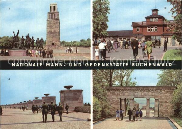 Buchenwald Weimar Turm Gruppenplastik Lager Eingangstor