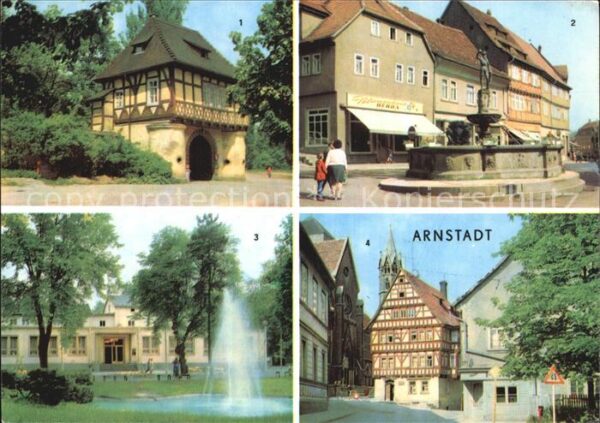 Arnstadt Ilm Fischtor Hopfenbrunnen Kulturhaus Papie
