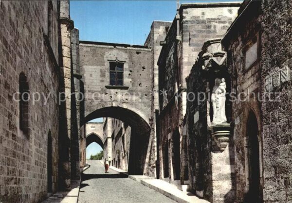 Rhodos Rhodes Aegaeis Rittergasse