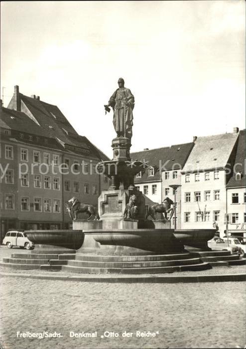 Freiberg Sachsen Denkmal Otto der Reiche