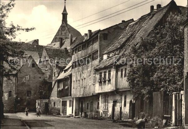 Freiberg Sachsen Alte Gerberhäuser Mühlgraben