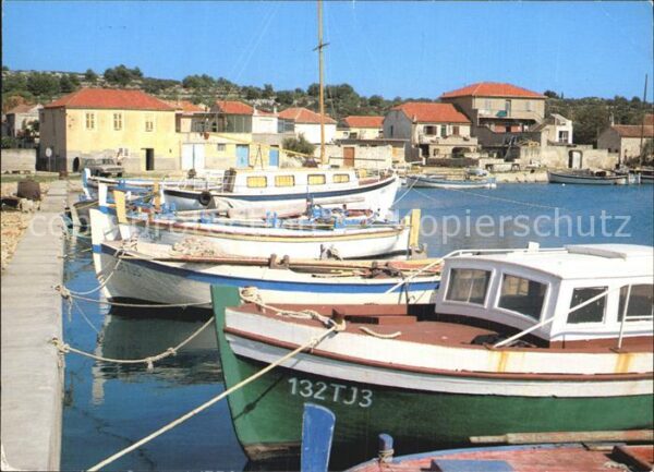 Jezera Kroatien Hafen Boot