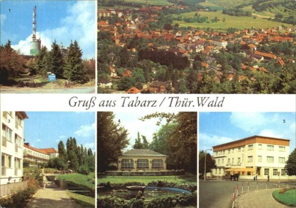 Tabarz Fliegeraufnahme Sendeturm Inselsberg