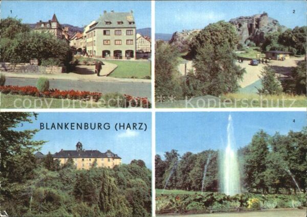 Blankenburg Harz Lünertor Burgruine-Regenstein Schloss