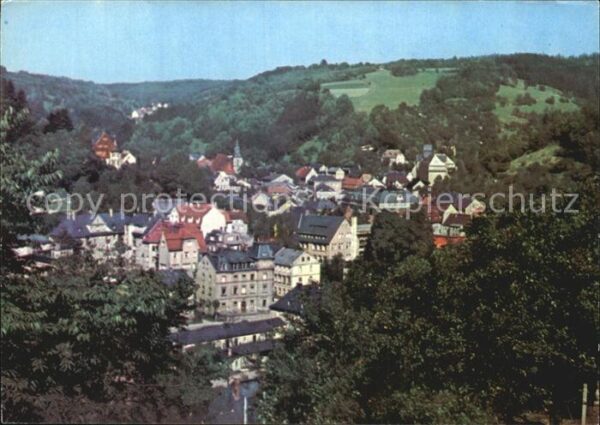 Glashuette Sachsen Blick vom Ochsenkopf