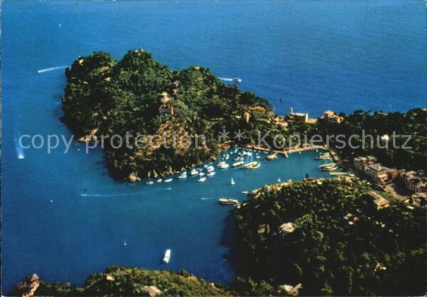 Portofino Liguria Fliegeraufnahme