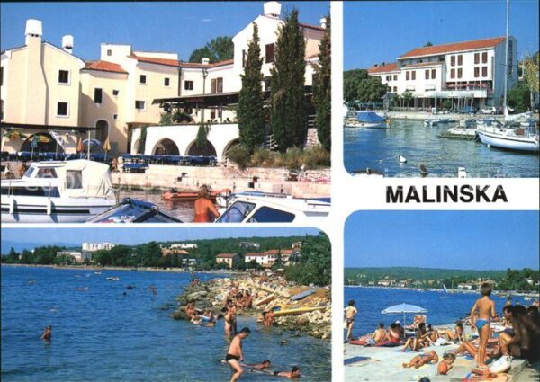 Malinska Krk Strand hafen