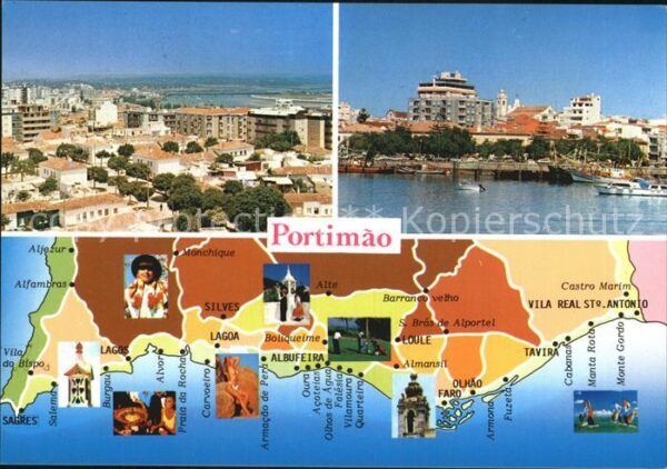 Portimao Fliegeraufnahme Lageplan
