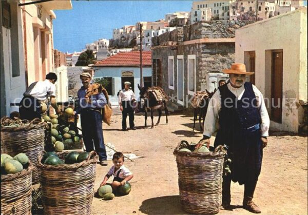 Naxos Ortspartie Melonenmarkt