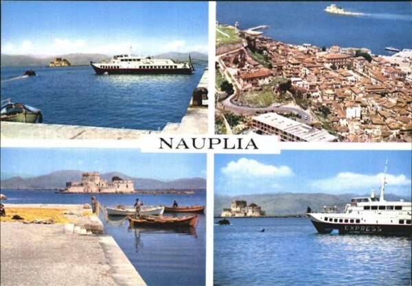 Nauplia Nauplion Fliegeraufnahme
