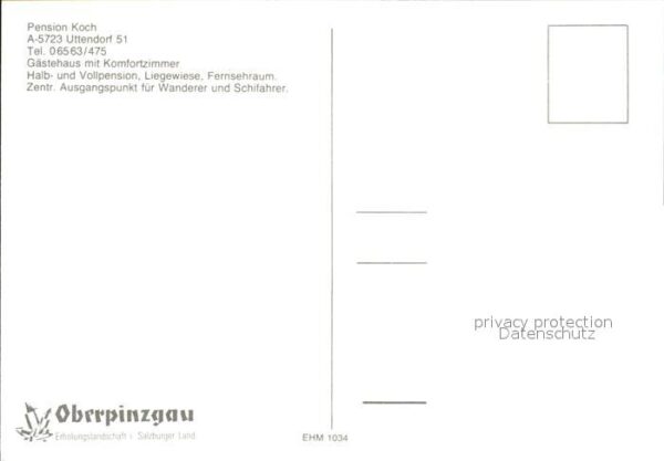 Uttendorf Salzburg Pension Koch – Bild 2