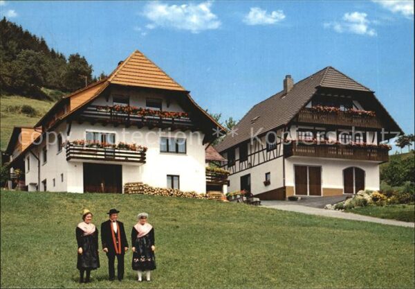 Fischerbach Häuser Tracht Familie Anton Wernet