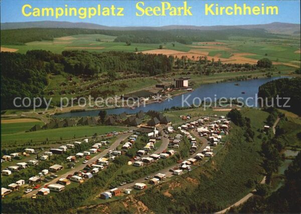 Bad Hersfeld Camping Seepark Kirchheim Fliegeraufnah