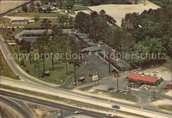 Rocky Mount North Carolina Fliegeraufnahme Cobbs Motel and Country