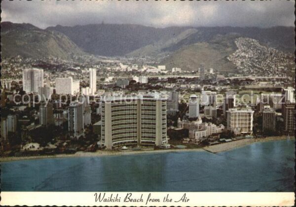 Waikiki Beach Hotels Fliegeraufnahme