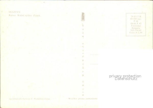 Olsztyn Allenstein Ratusz Zamek – Bild 2