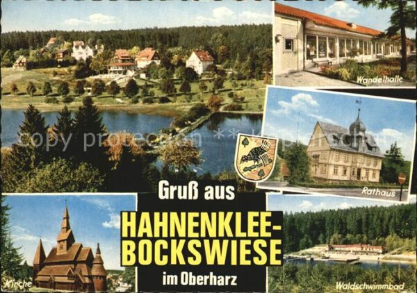 Hahnenklee-Bockswiese Harz Wandelhall Schwimmbad Kirche