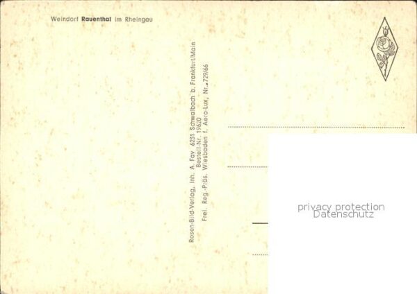 Rauenthal Fliegeraufnahme Weinort – Bild 2
