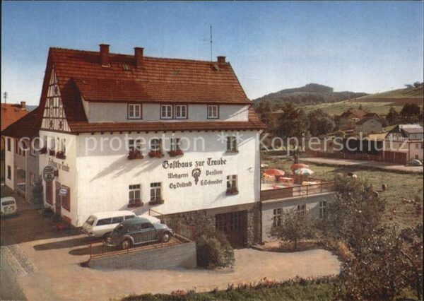 Lindenfels Odenwald Winterkasten Gasthaus Pension Zur Traub