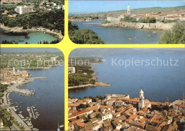 Krk Fliegeraufnahme Hafen