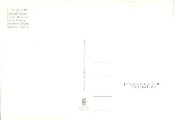 HERCEG NOVI Hercegnovi Montenegro Monastir Savina – Bild 2