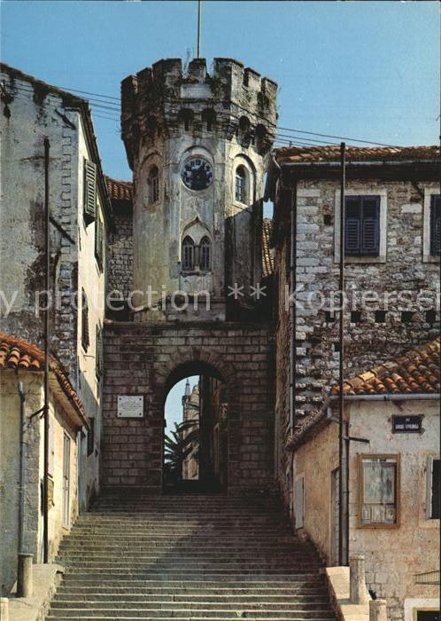 HERCEG NOVI Hercegnovi Montenegro Uhrturm