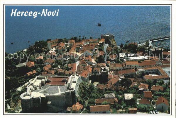 HERCEG NOVI Hercegnovi Montenegro Fliegeraufnahme