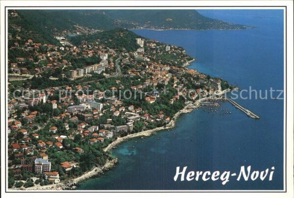 HERCEG NOVI Hercegnovi Montenegro Fliegeraufnahme