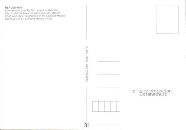 HERCEG NOVI Hercegnovi Montenegro Kirche intern – Bild 2