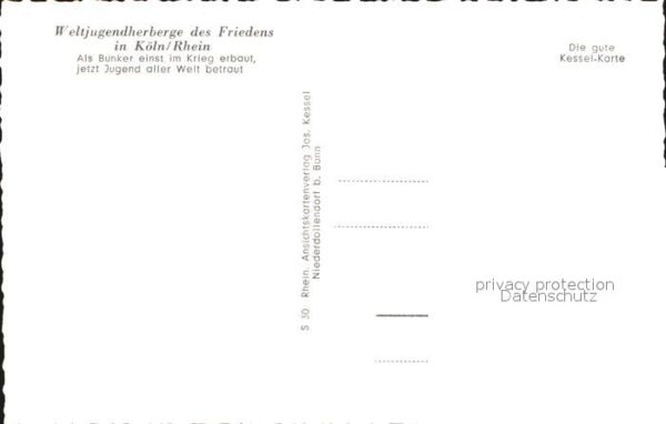 Koeln Rhein Weltjugendherberge des Friedens – Bild 2