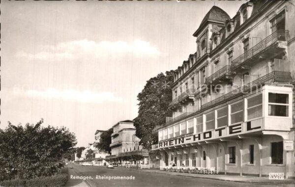 Remagen Rheinpromenade Rhein-Hotel