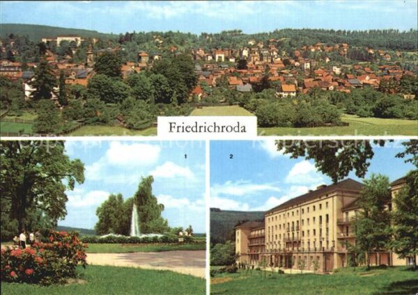 Friedrichroda Kurpark FDGB-Erholungsheim Walter Ulbri
