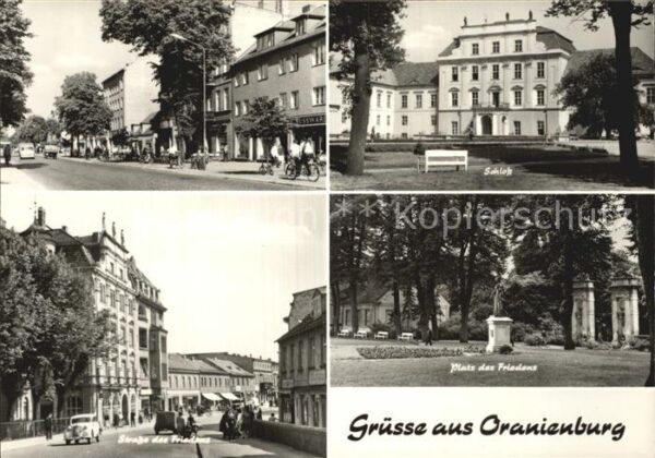 Oranienburg Platz des Friedens Schloss Strasse des