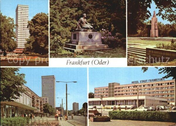 Frankfurt Oder Platz der Republik Heinrich von Kleist