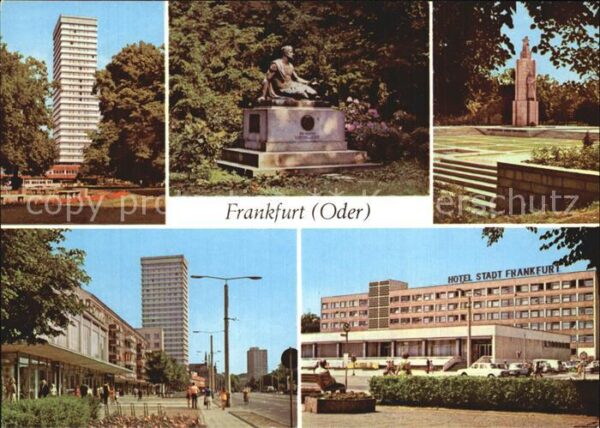 Frankfurt Oder Hochhaus Platz der Republik Hotel Stadt