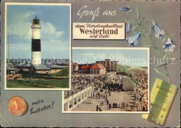 Westerland Sylt Leuchtturm Promenade