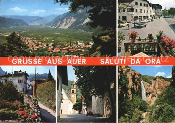 Auer Ora Suedtirol Wasserfall Panorama