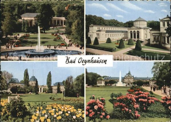 Bad Oeynhausen Wasserspiele Wandelhalle Badehaus