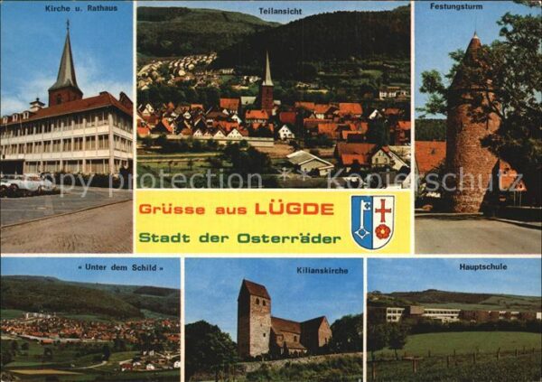 Luegde Hauptschule Kirche Rathaus Kilianskirch