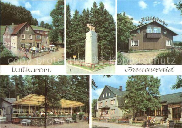 Frauenwald Thueringen Fraubachmühle Monument Milchbar