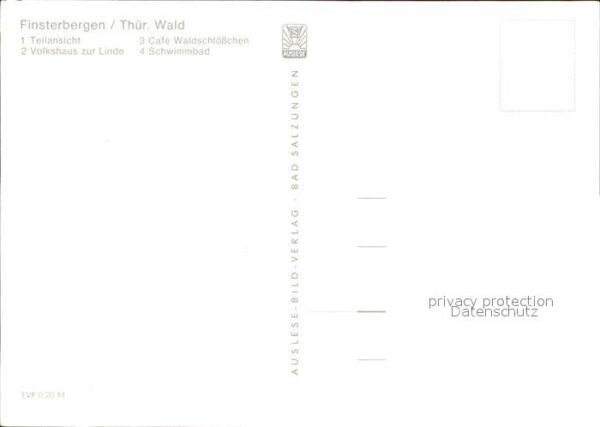 Finsterbergen Cafe Waldschlösschen Volkshaus zur Lind – Bild 2