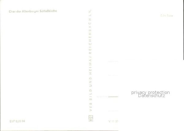 Altenburg Thueringen Chor der Schlosskirche – Bild 2