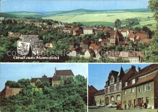 Mansfeld Suedharz Schloss Teilansicht Platz