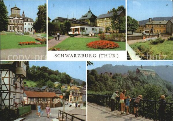 Schwarzburg Thueringer Wald Kaisersaalgebäude Max Reimann Platz Erh