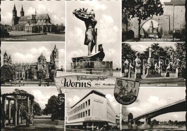 Worms Rhein Liebfrauenkirche Dom Anlagen Hagen Denk